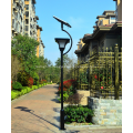 Solar Energy Integrated Square Garden LED Street Lamp